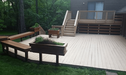Deck and Fence painting gallery- Valente Painting & Drywall LLC